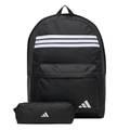 Adidas Unisex Classico 3 Strisce Orizzontale con astuccio - Nero