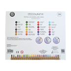 Pastelli a legno acquerellabili Tinta Unita - 24 colori