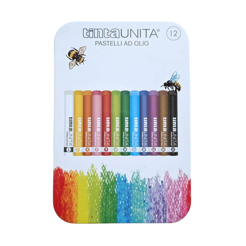 Pastelli a olio Tinta Unita - 12 colori