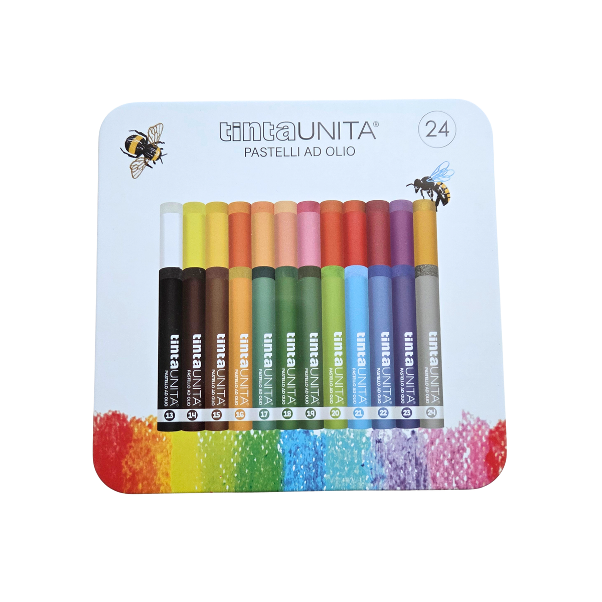 Pastelli a olio Tinta Unita - 24 colori