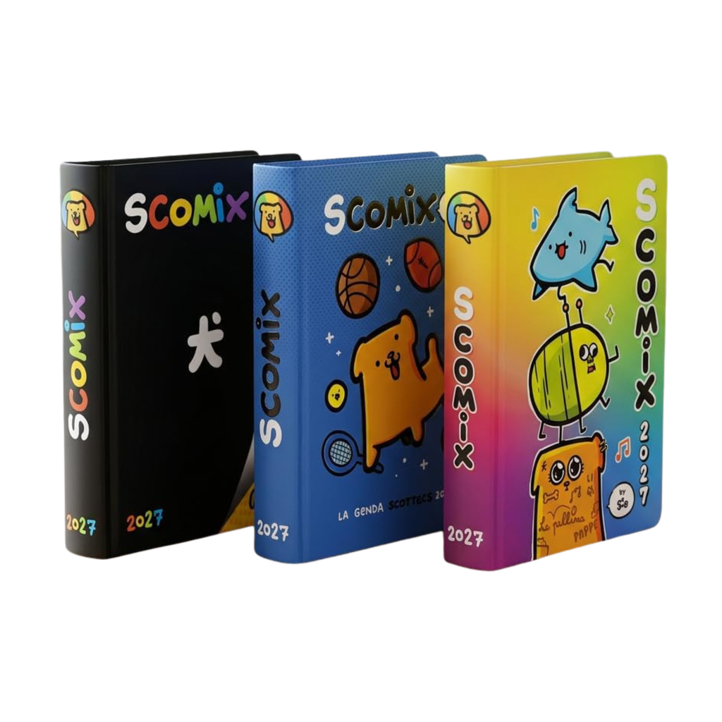 COMIX Scomix by Sio - Agenda Giornaliera 16 Mesi, Diario 2026-2027