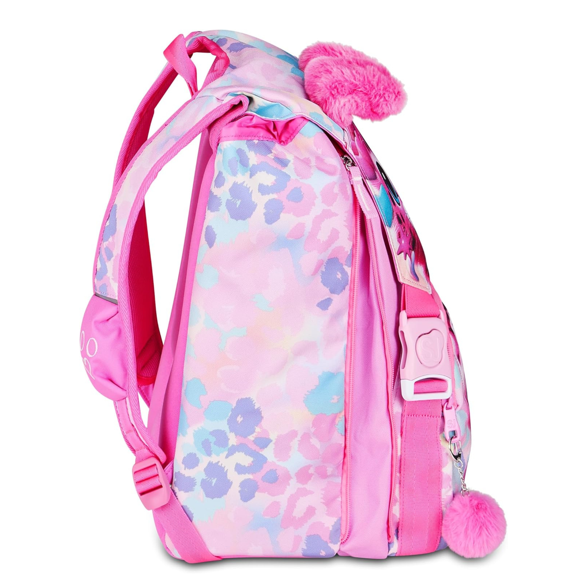 SJ Gang Zaino Scuola Estensibile Big Heart Buddy Girl – Rosa 24L