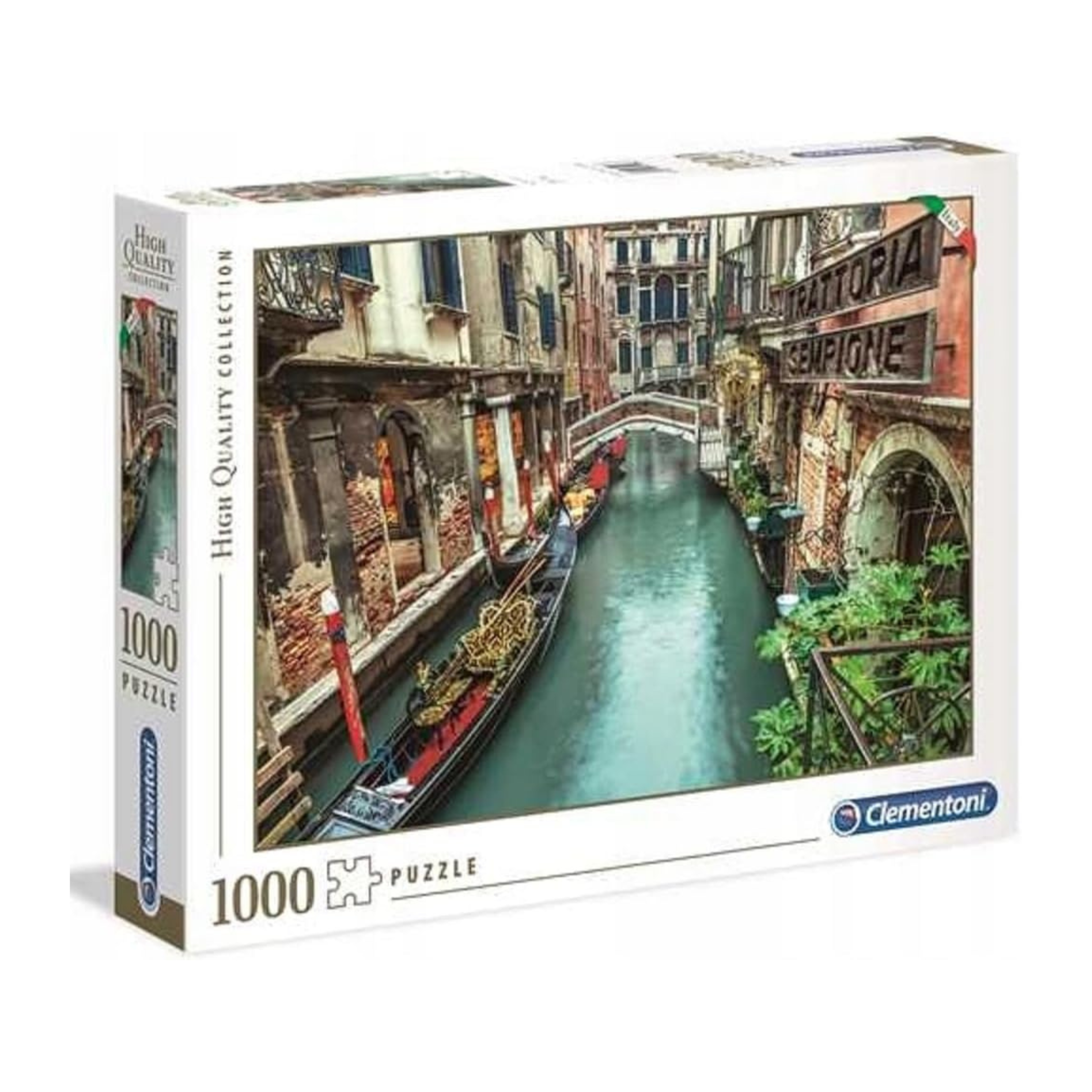 Clementoni - Puzzle 1000 Pezzi Tema Canali di Venezia