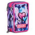 SJ Gang Style Jam Gang - Astuccio Scuola 3 Zip Ever Multiviolet