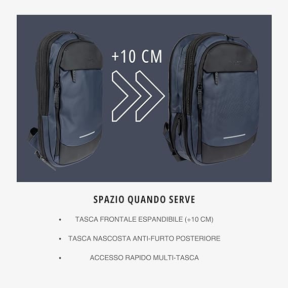 British Gentman & Co | Zaino Business Uomo Lavoro e Università Impermeabile