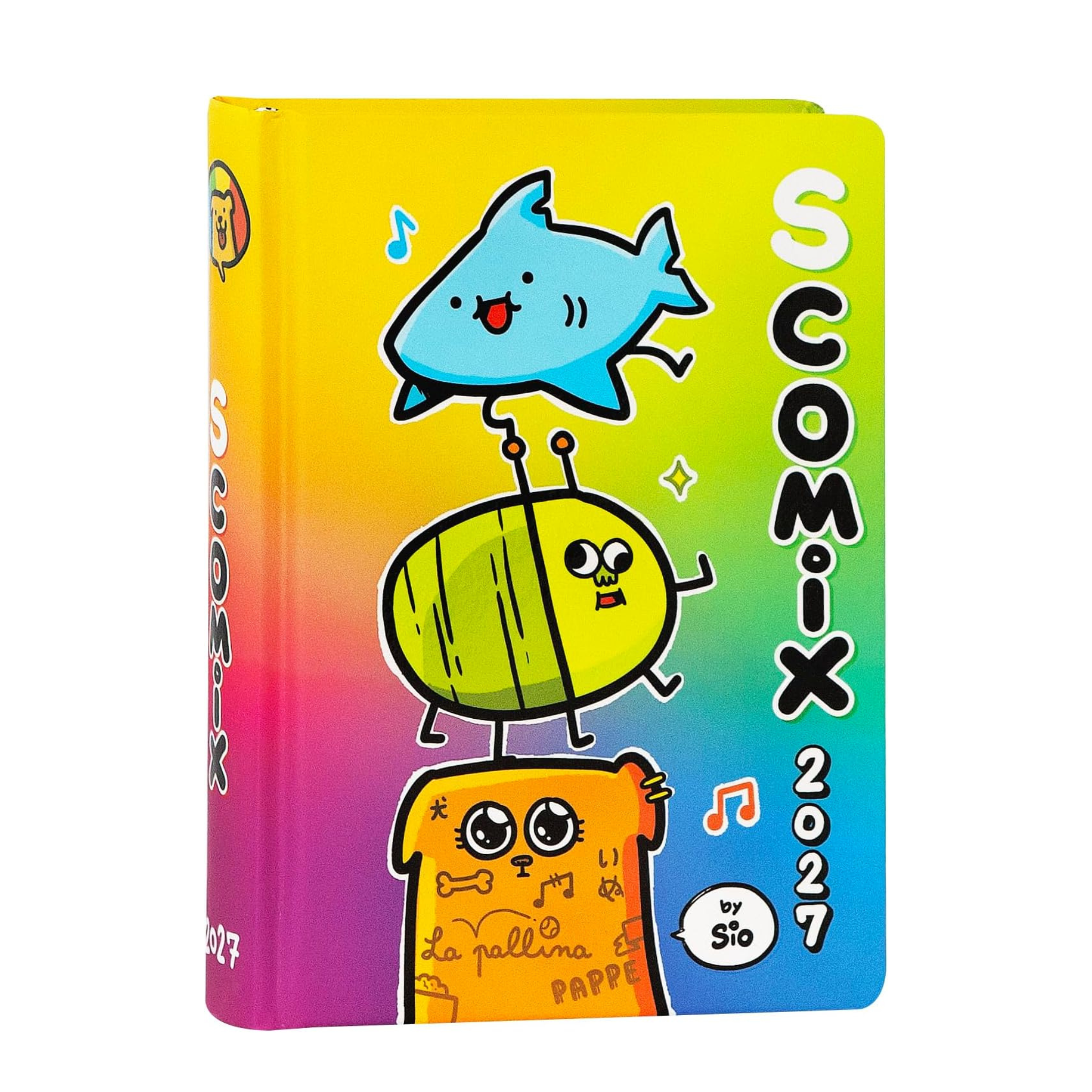 COMIX Scomix by Sio - Agenda Giornaliera 16 Mesi, Diario 2026-2027