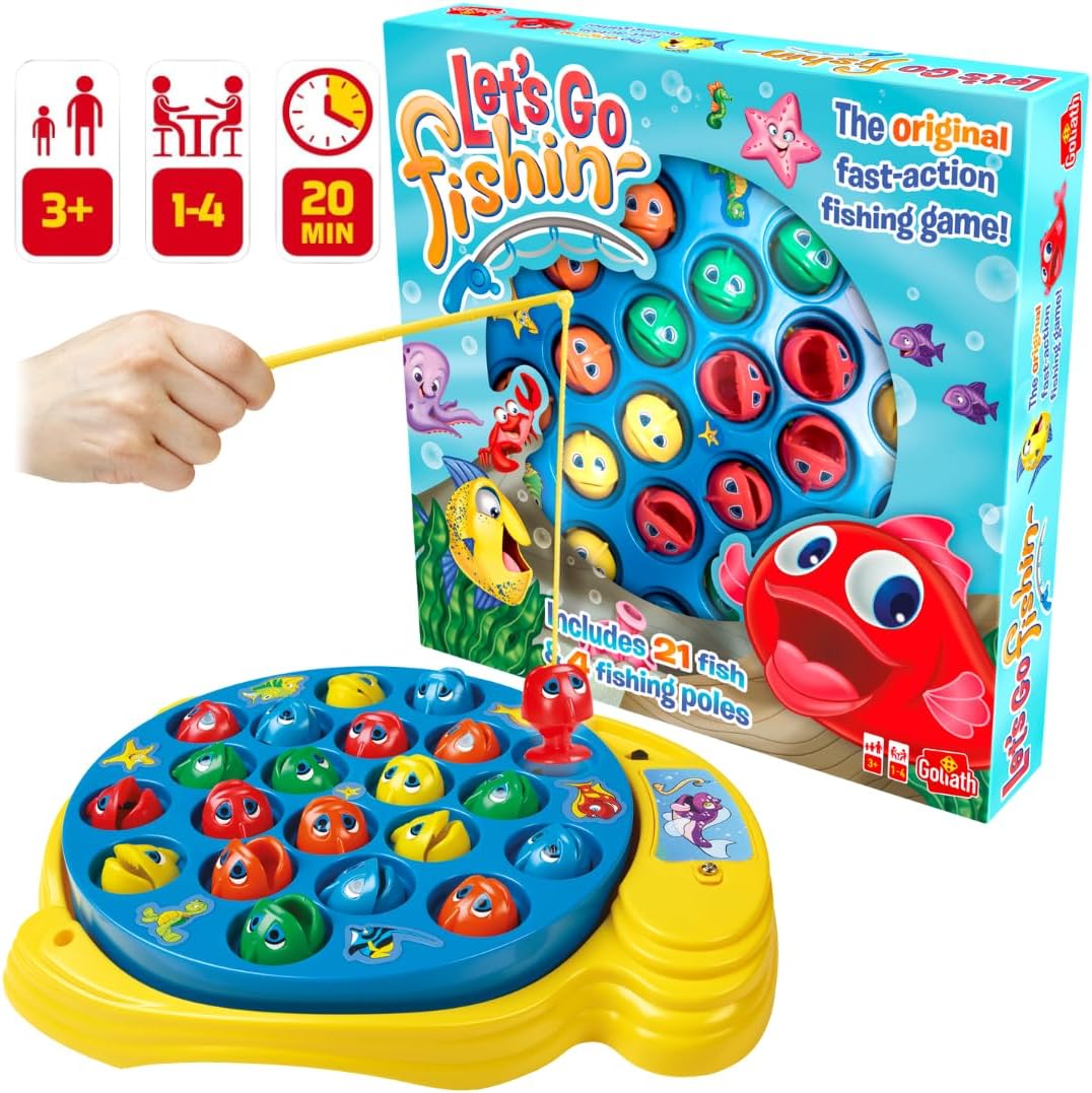 LET'S GO FISHIN'- Goliath - Gioco di Pesca Originale per Bambini