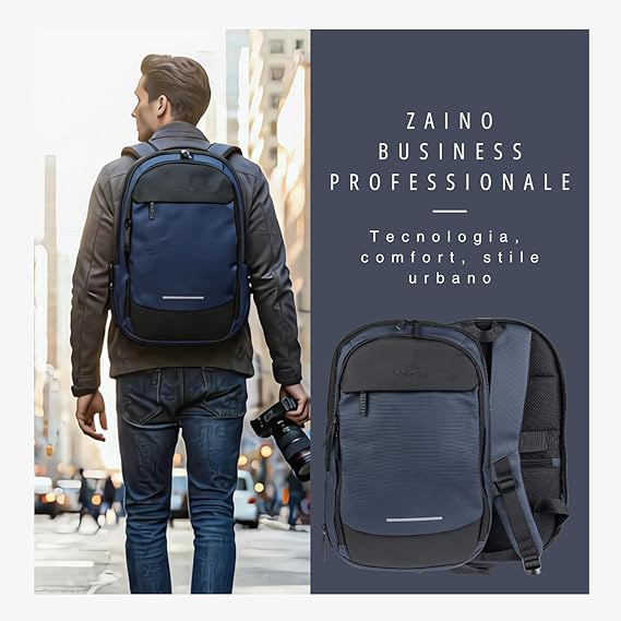 British Gentman & Co | Zaino Business Uomo Lavoro e Università Impermeabile