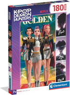 Clementoni - Puzzle per Bambini 180 Pezzi Super, per Bambini, Illustrazione K-pop Demon Hunters