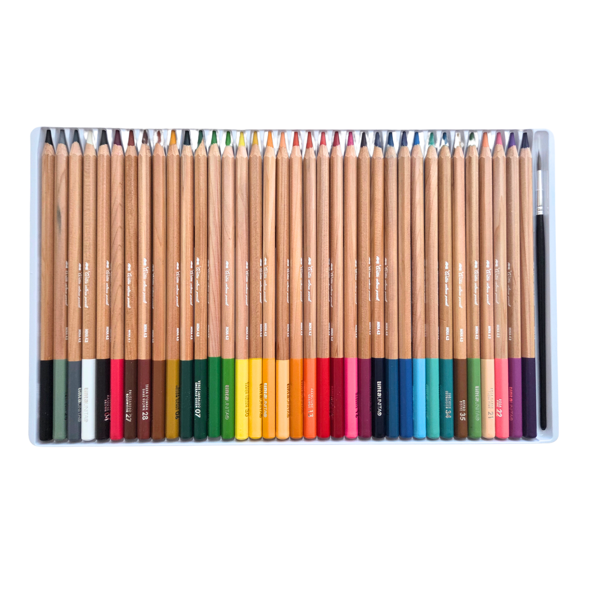 Pastelli a legno acquerellabili Tinta Unita - 36 colori