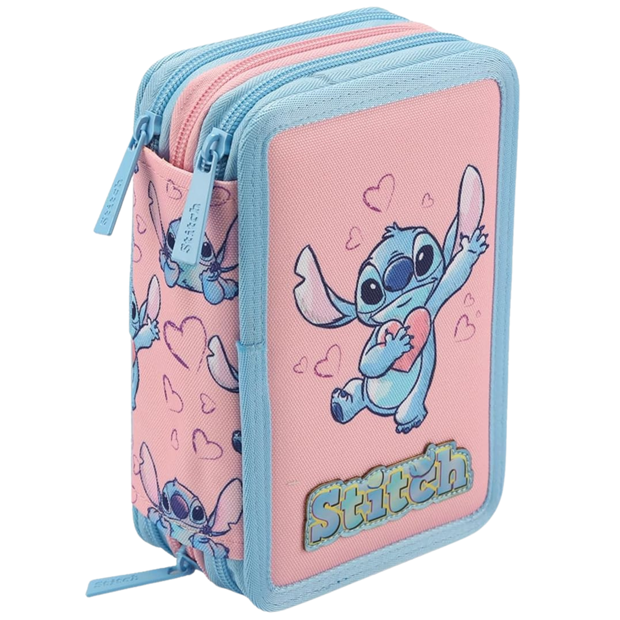 Astuccio Stitch – Set Completo 44 Pezzi 3 Scomparti