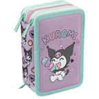 Astuccio kuromi - Completo 44 Pezzi 3 scomparti