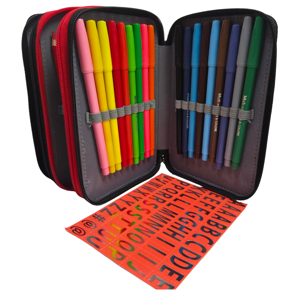 Astuccio Monopoly 44 Pezzi – 3 Scomparti Scuola Elementare