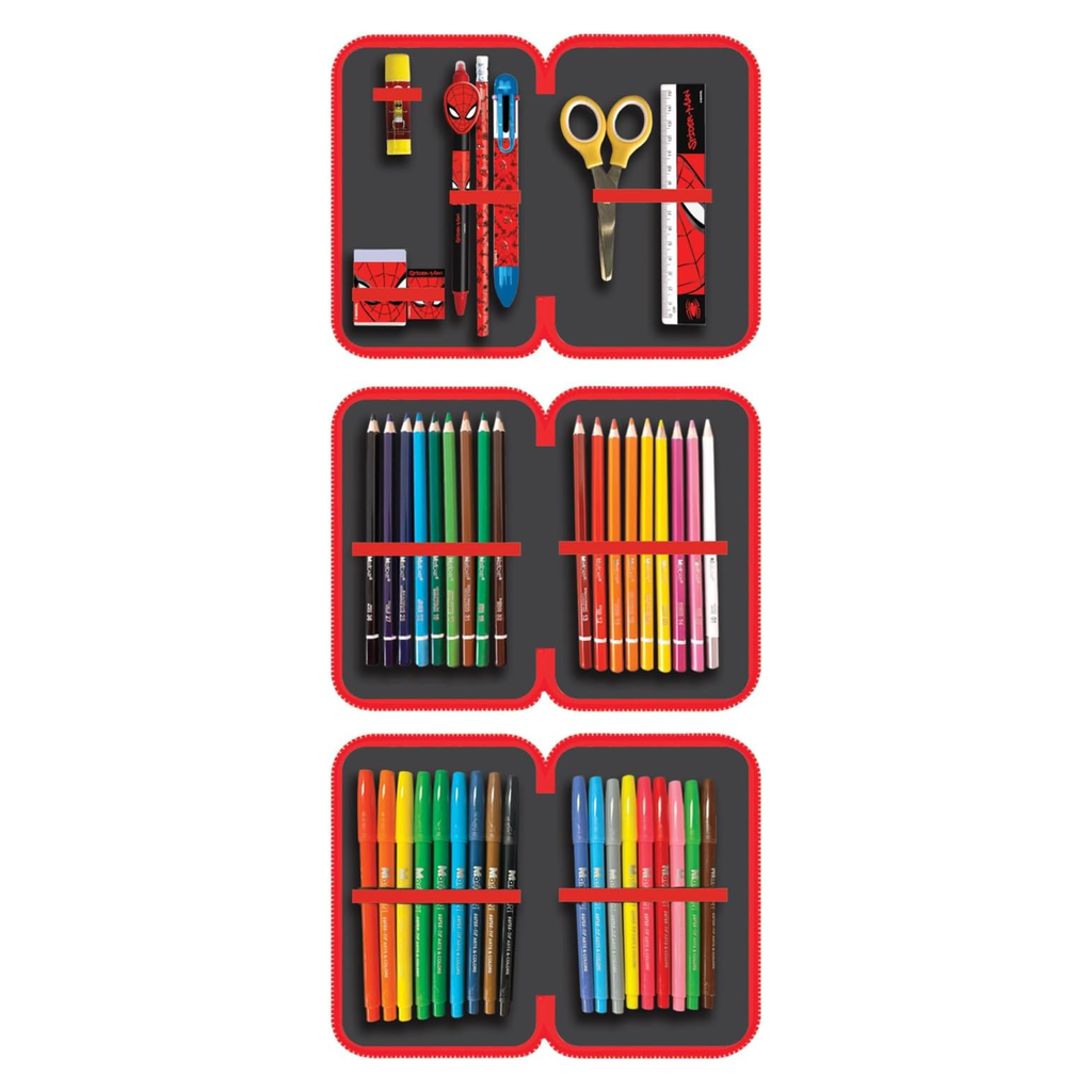 Astuccio Spiderman 44 Pezzi – 3 Scomparti