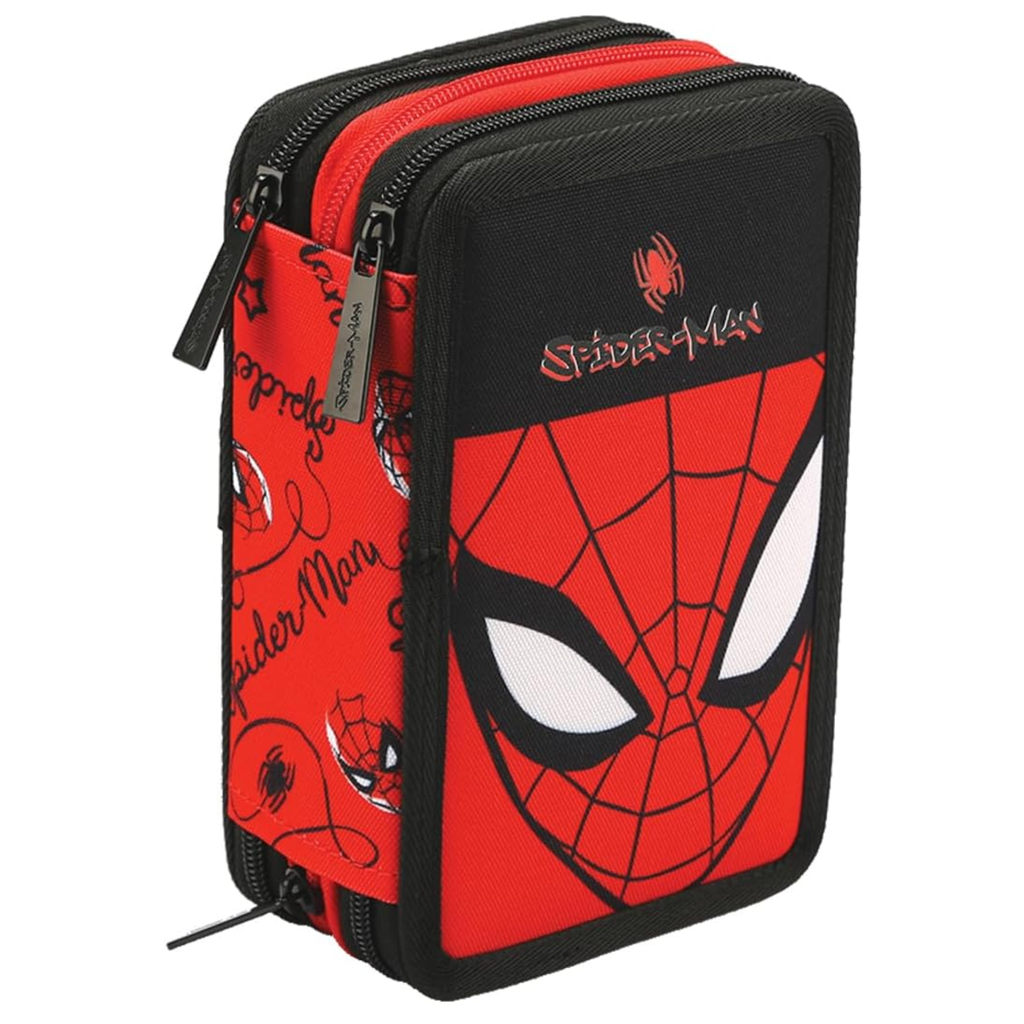 Astuccio Spiderman 44 Pezzi – 3 Scomparti