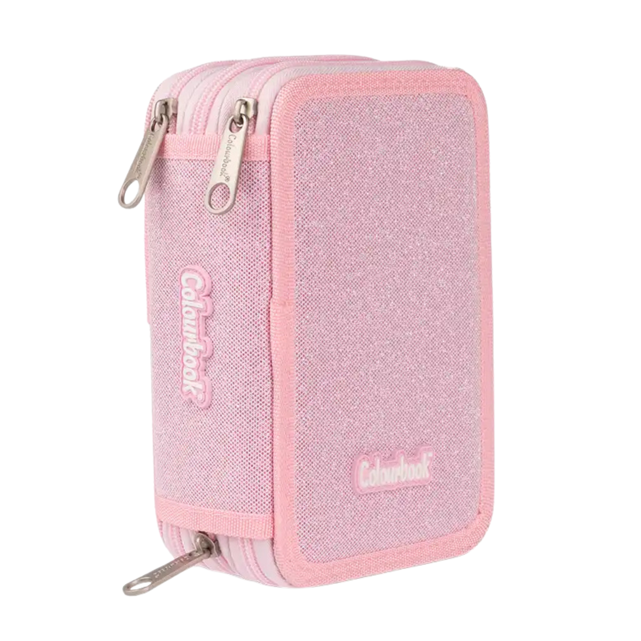 Astuccio glitterato 3 Zip Colourbook