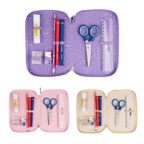 Astuccio glitterato 3 Zip Colourbook