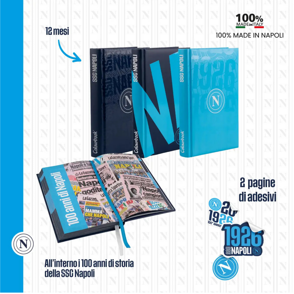Diario scuola SSC Napoli 2026-27 Colourbook