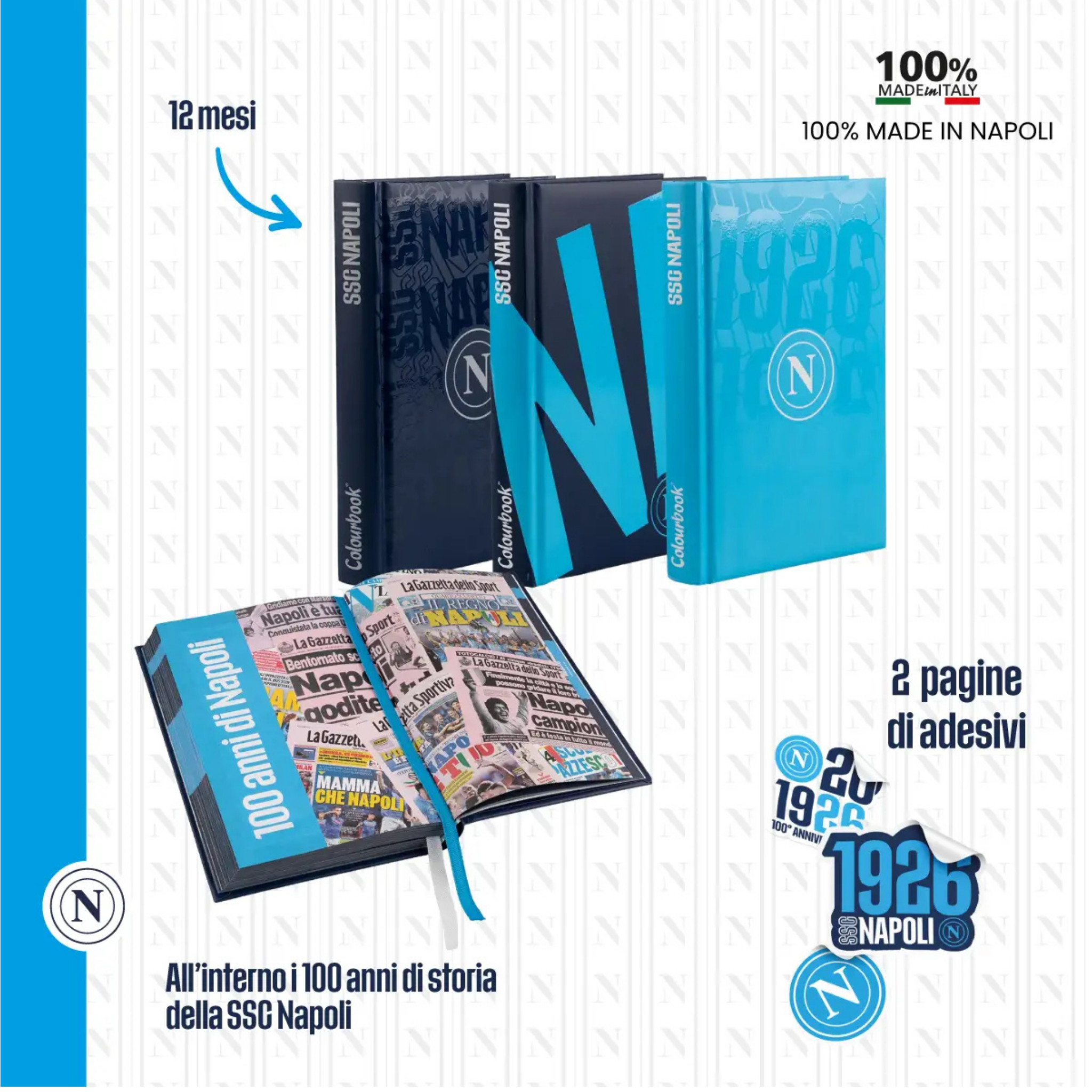 Diario scuola SSC Napoli 2026-27 Colourbook
