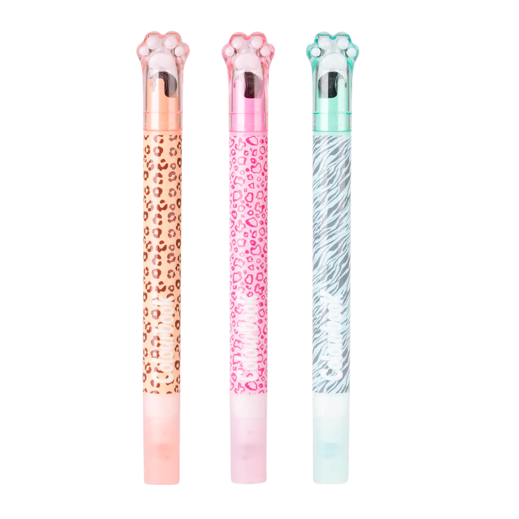 Set 3 evidenziatori con timbro – Gleam Wild Colourbook
