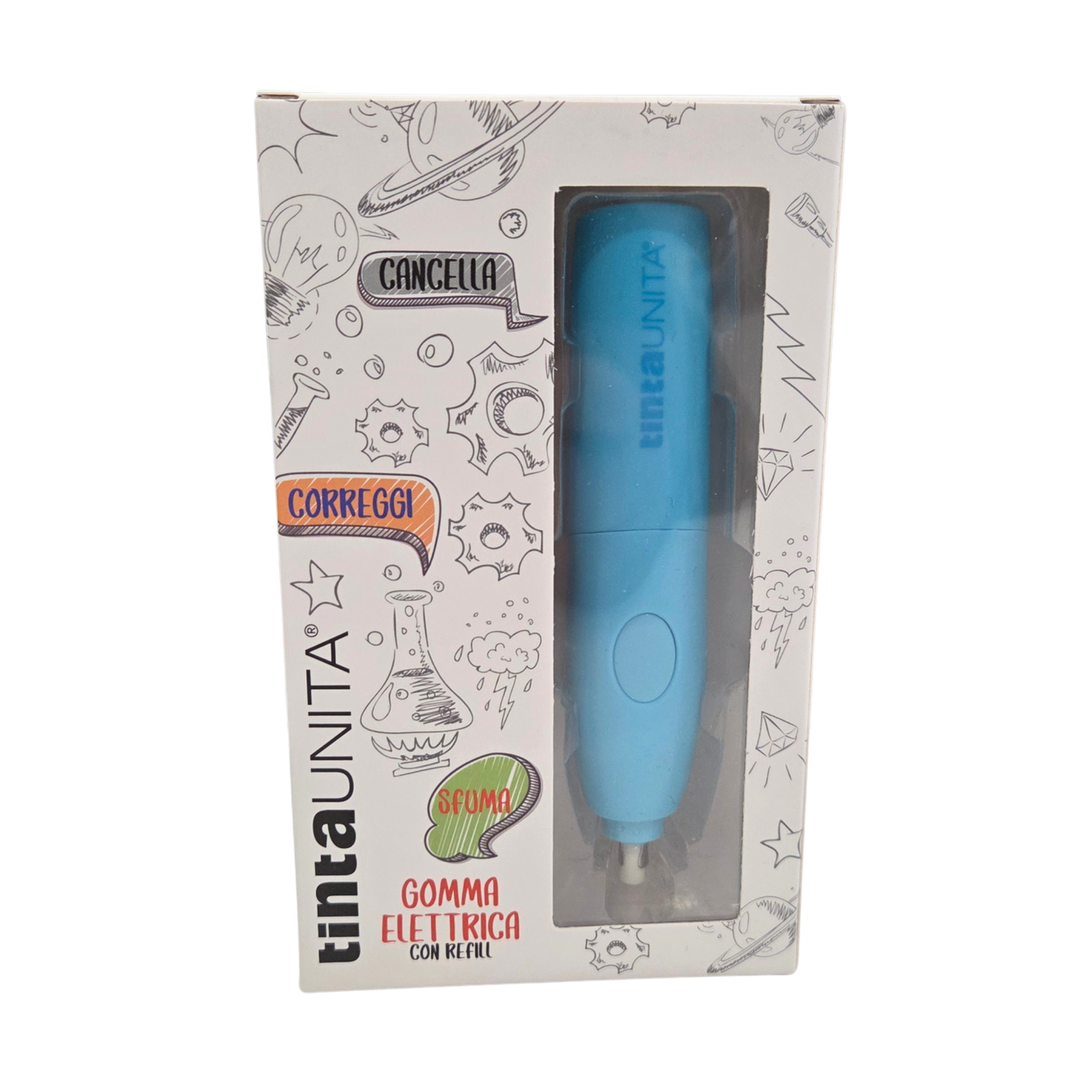 Gomma Cancellabile Elettrica- Tinta Unita