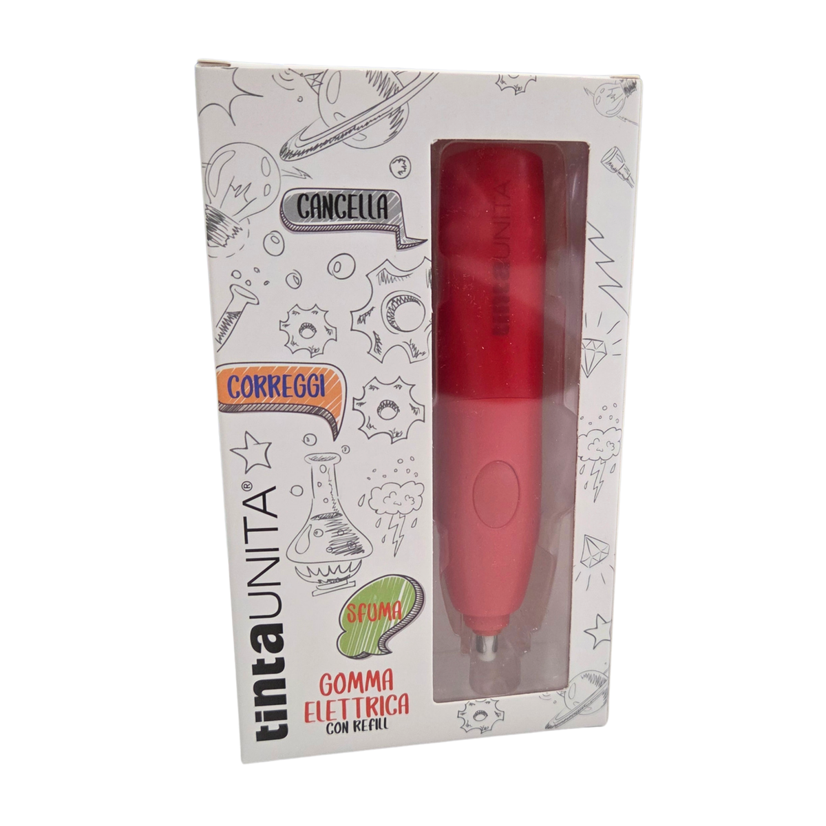 Gomma Cancellabile Elettrica- Tinta Unita