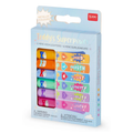 Legami - Set di 6 Mini Evidenziatori Teddy's Superpower