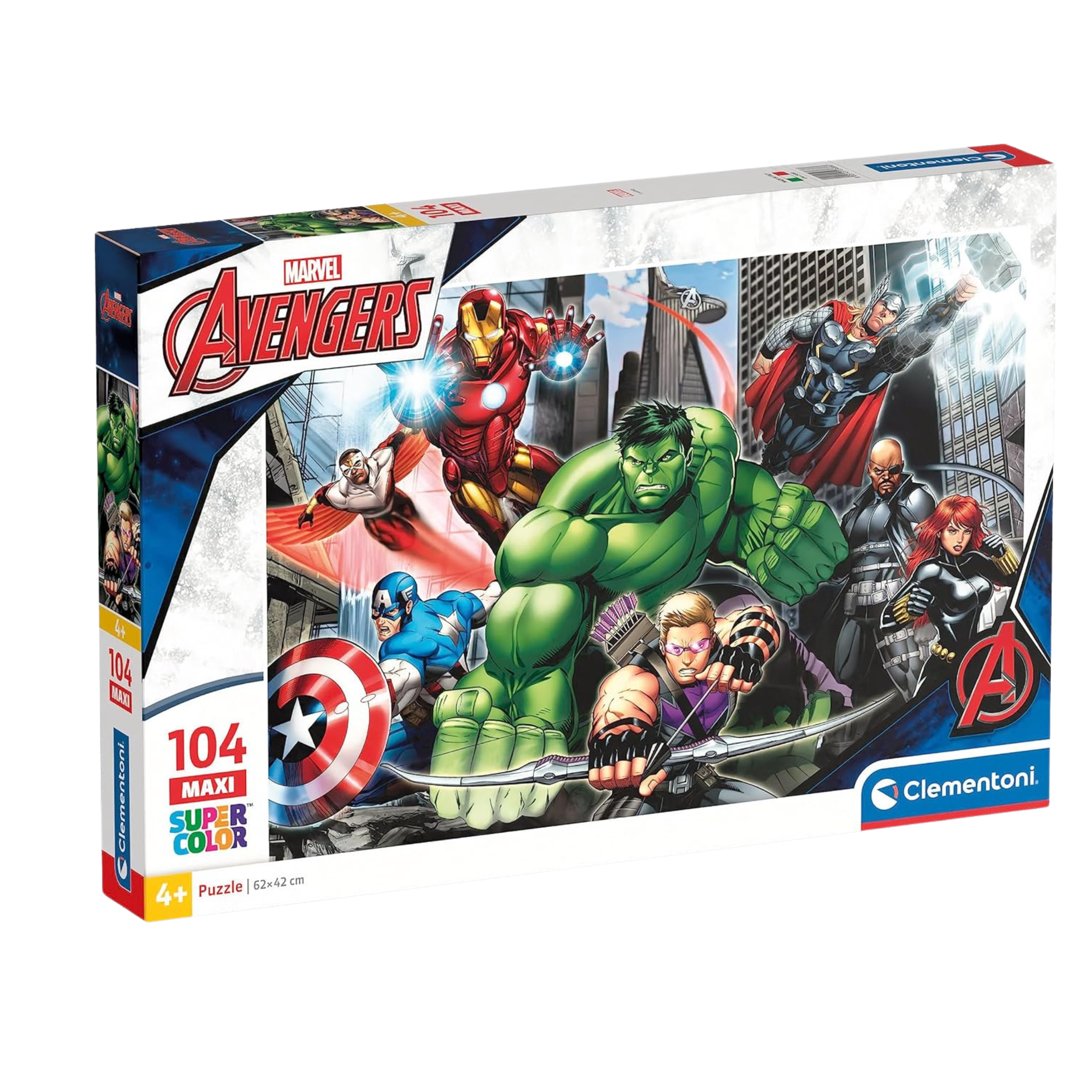 Clementoni  Marvel Avengers, Supereroi 104 pezzi