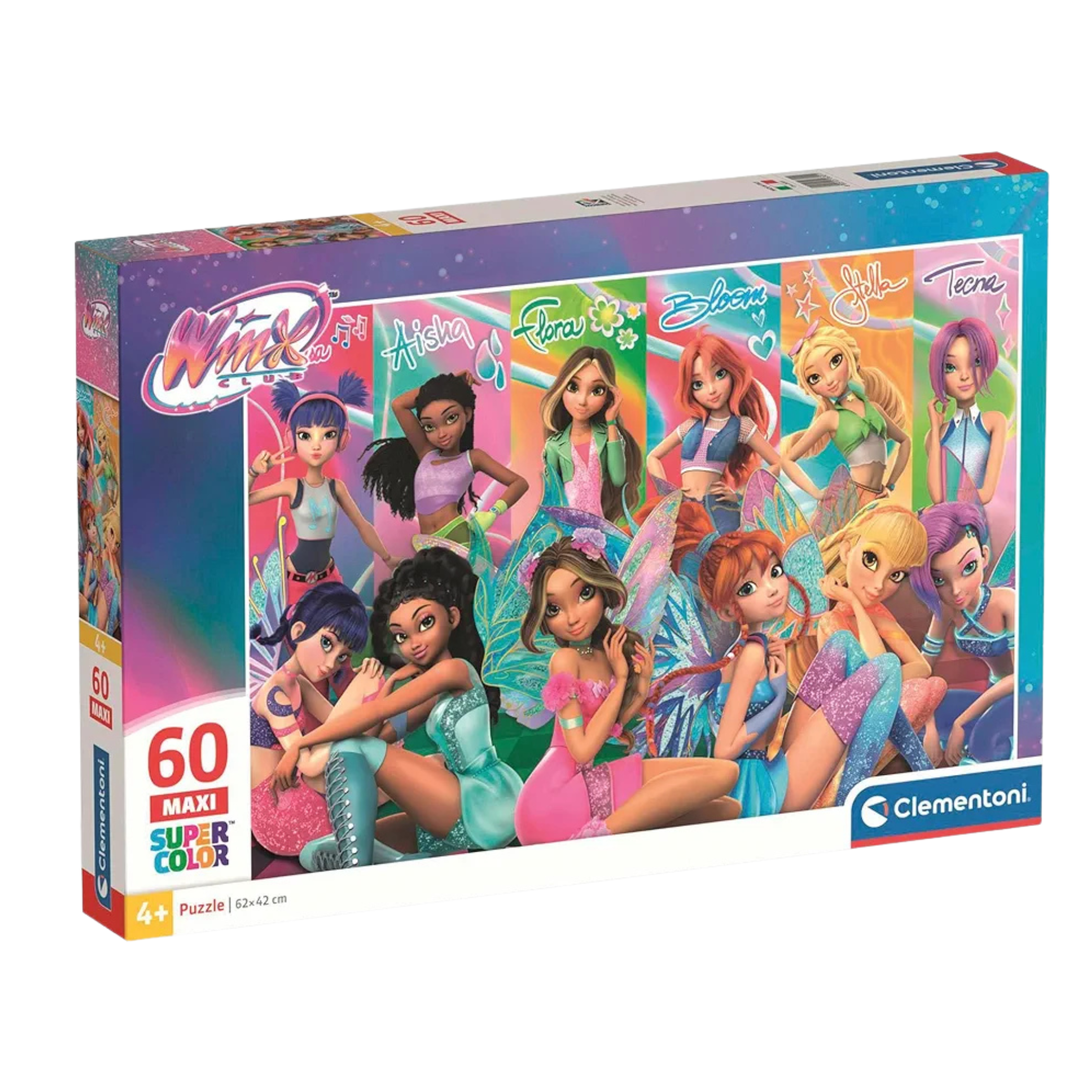 Clementoni puzzle Winx Club - 60 pezzi supercolor