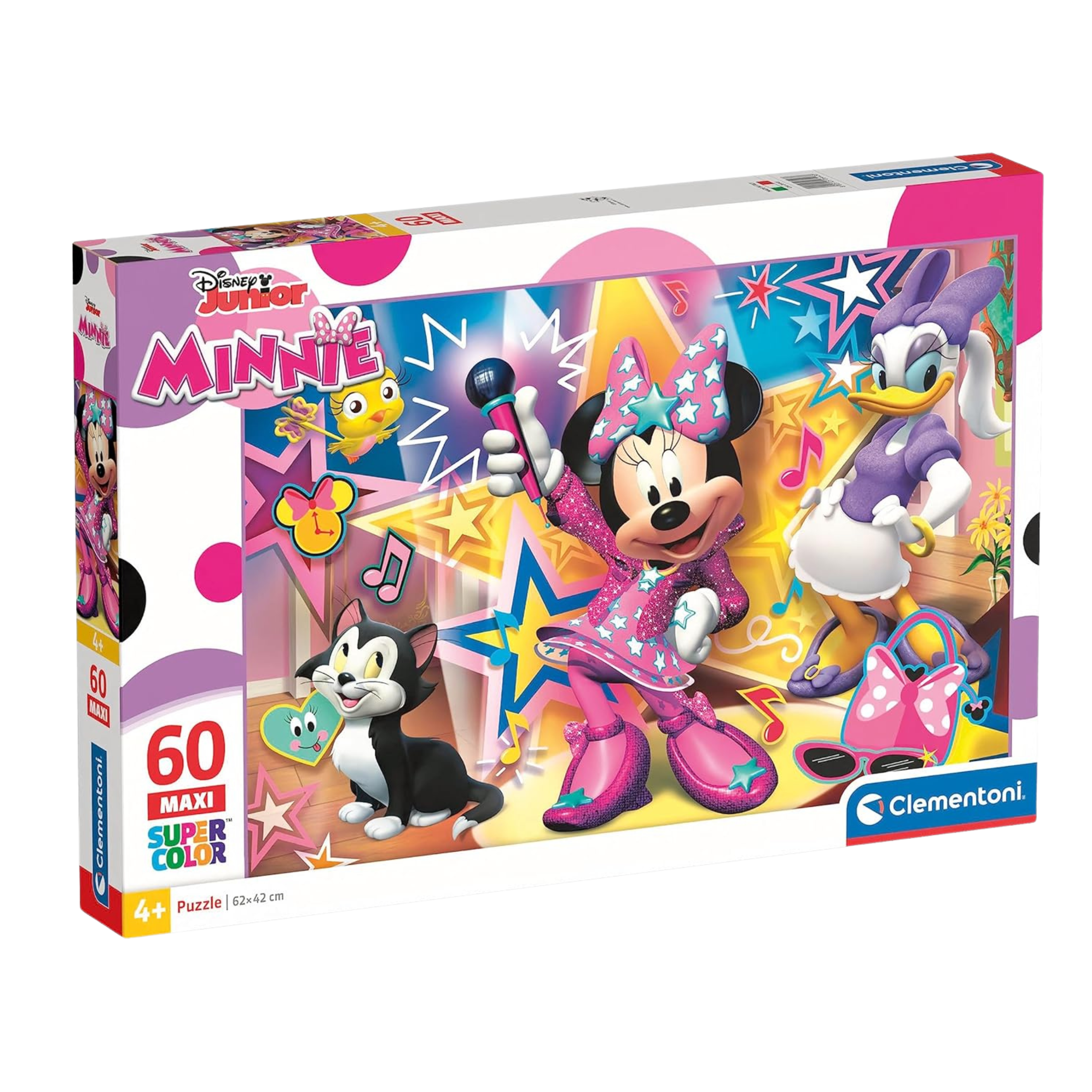 Clementoni Supercolor Puzzle - Minnie - 60 pezzi - Disney