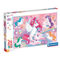 Clementoni Supercolor Jolly Unicorns - 24 Maxi Pezzi