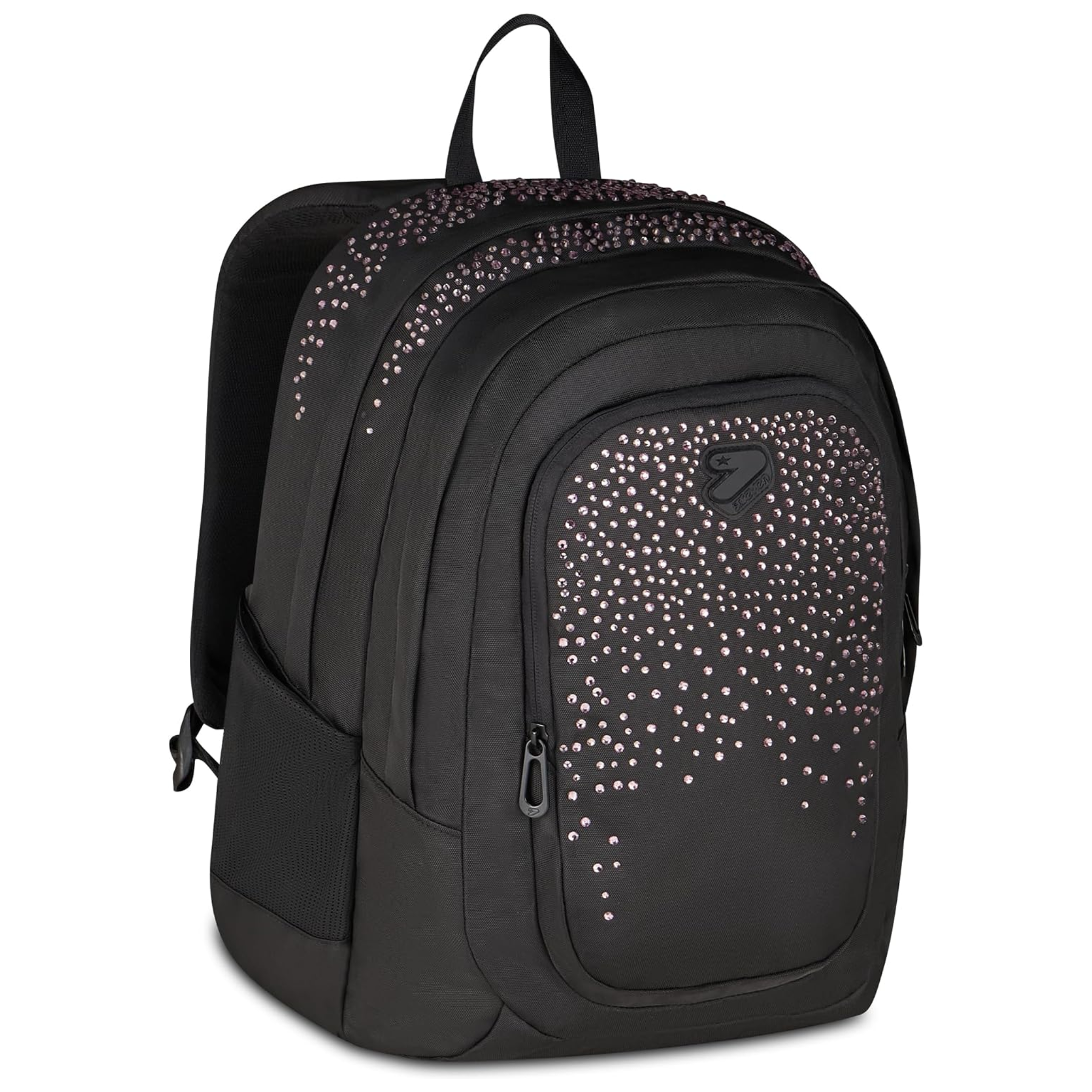 Zaino Seven Diamond Swarovski Black/Pink - Tech GlitzyCute