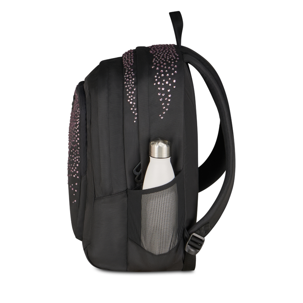 Zaino Seven Diamond Swarovski Black/Pink - Tech GlitzyCute