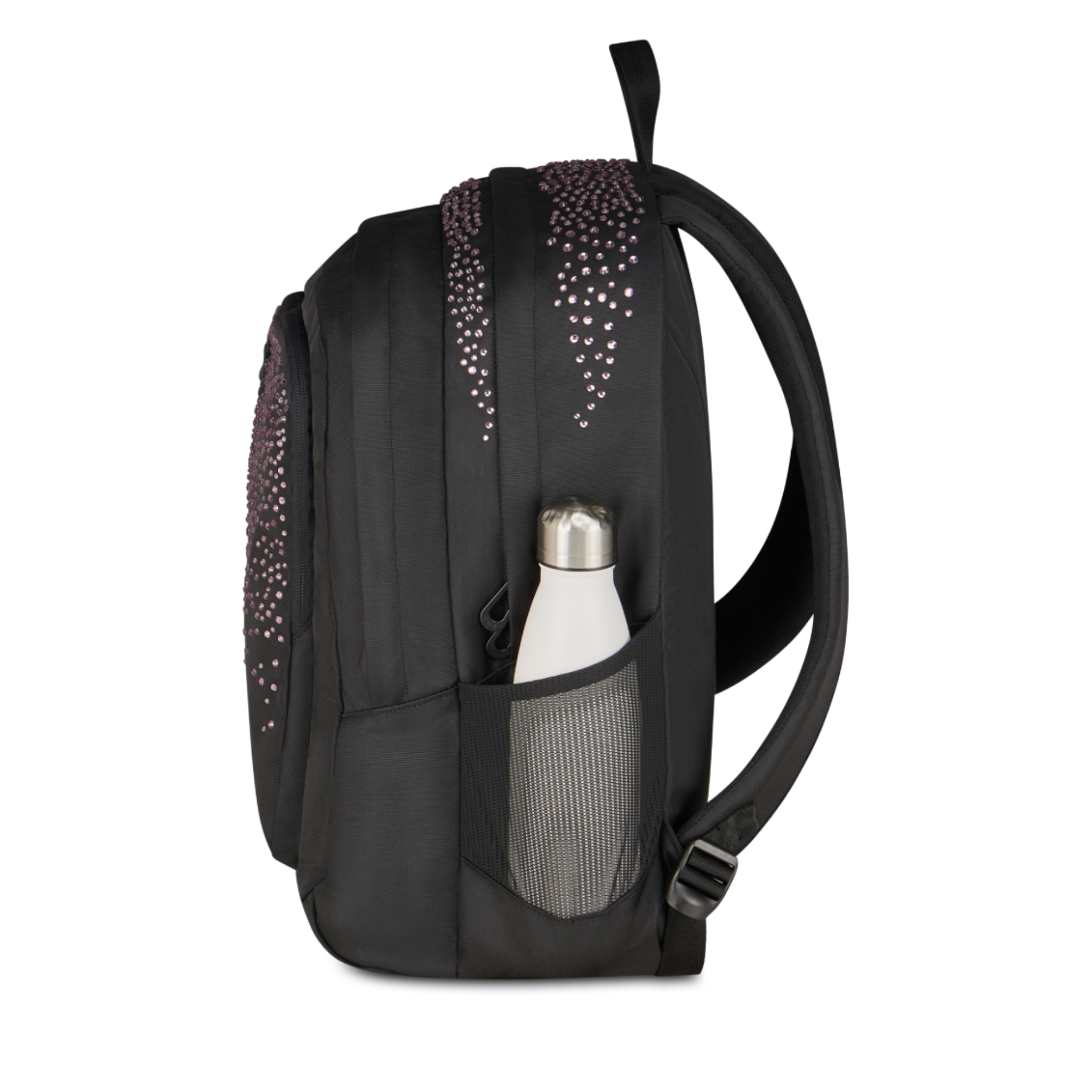 Zaino Seven Diamond Swarovski Black/Pink - Tech GlitzyCute