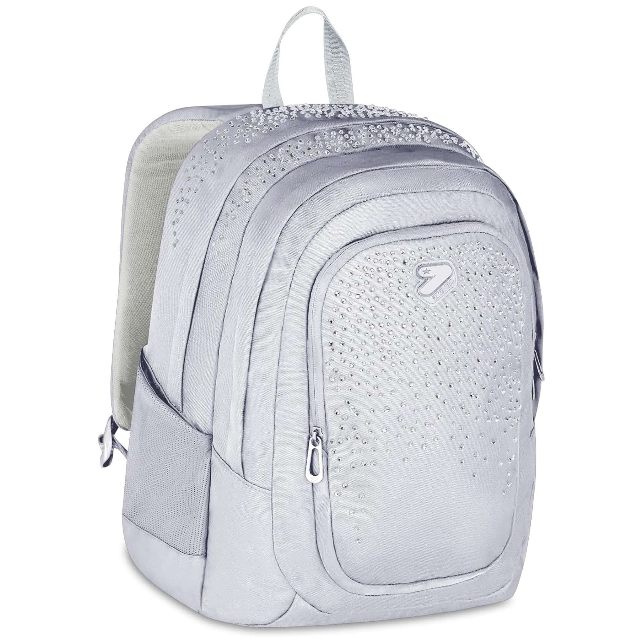 Zaino Seven Diamond Swarovski Bianco - Tech GlitzyCute