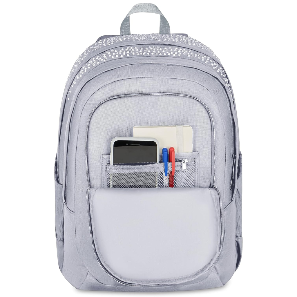 Zaino Seven Diamond Swarovski Bianco - Tech GlitzyCute