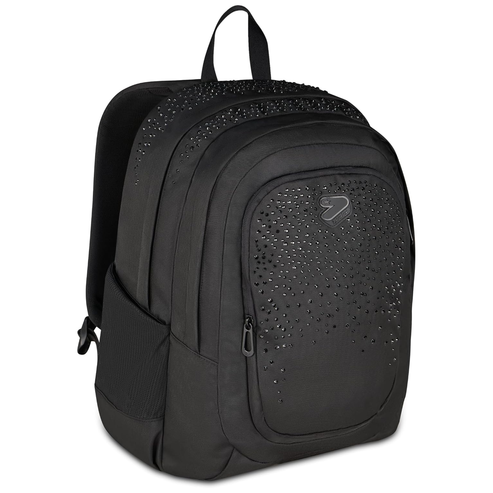 Zaino Seven Diamond Swarovski Total Black - Tech GlitzyCute