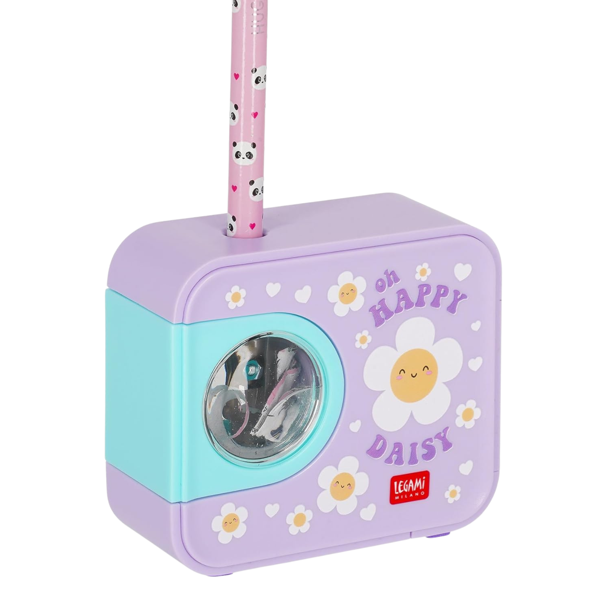Legami - Temperino Elettrico Top of the Tip, Tema Daisy