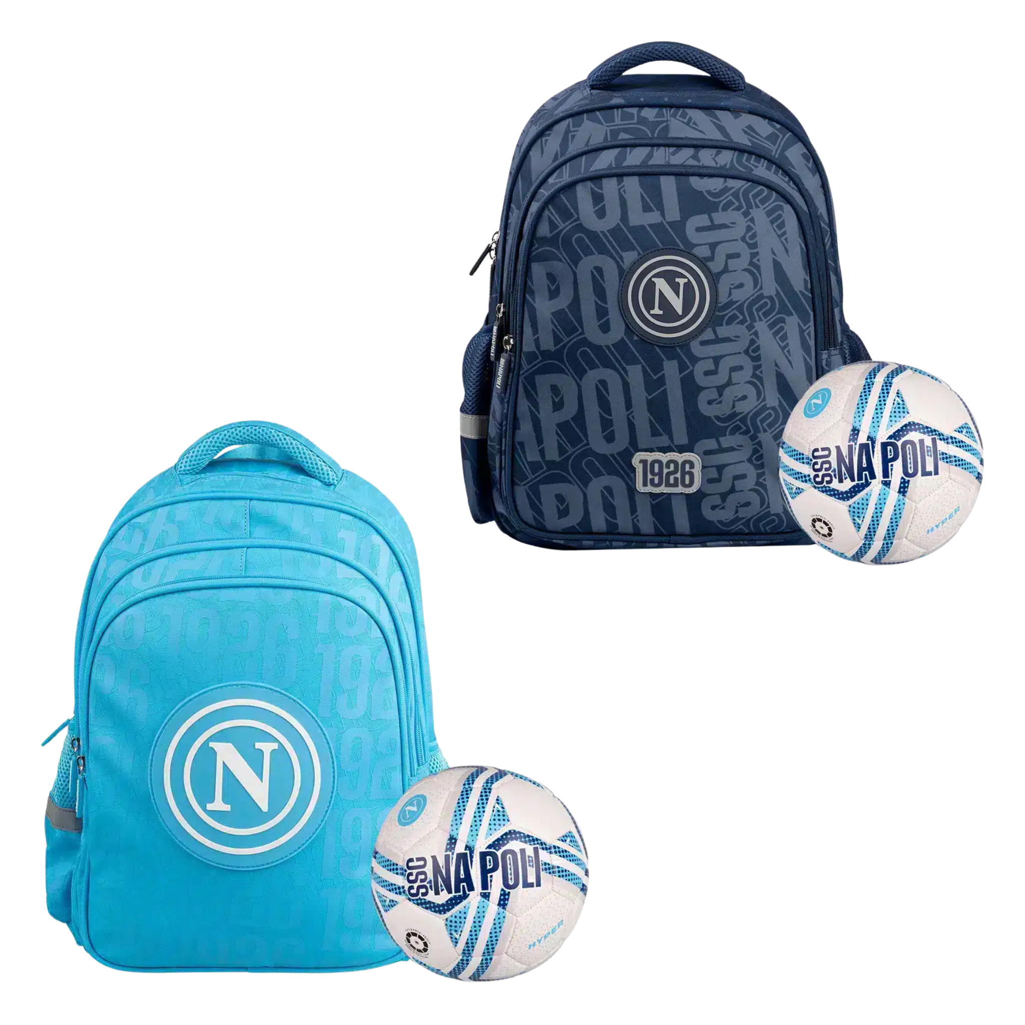 Zaino scuola SSC Napoli con pallone omaggio