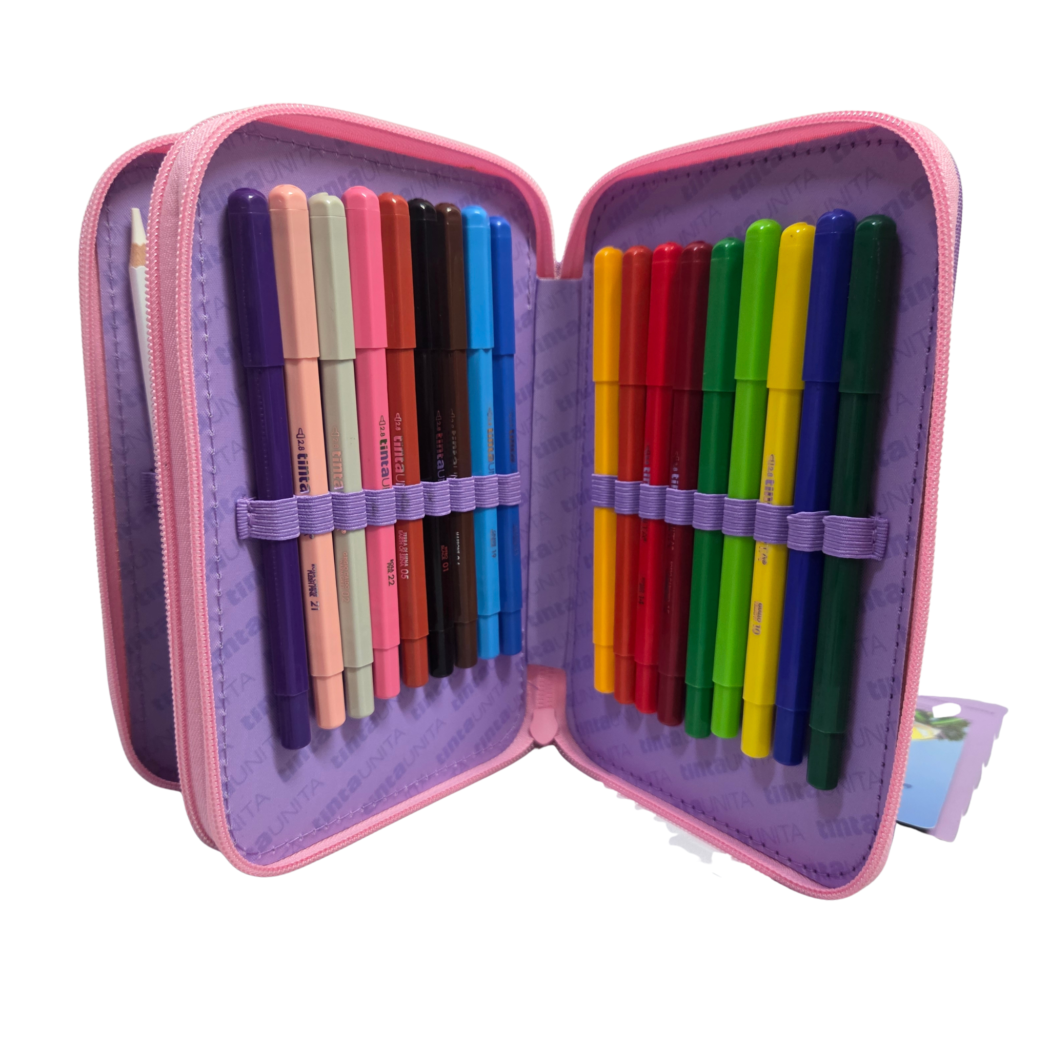 Astuccio Triplo Gradient TINTA UNITA – Completo di Accessori