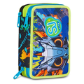 SJ GANG STYLE LED LOOK Astuccio Scuola 3 Zip