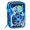 SJ Astuccio Scuola 3 Zip SPACE LED BOY