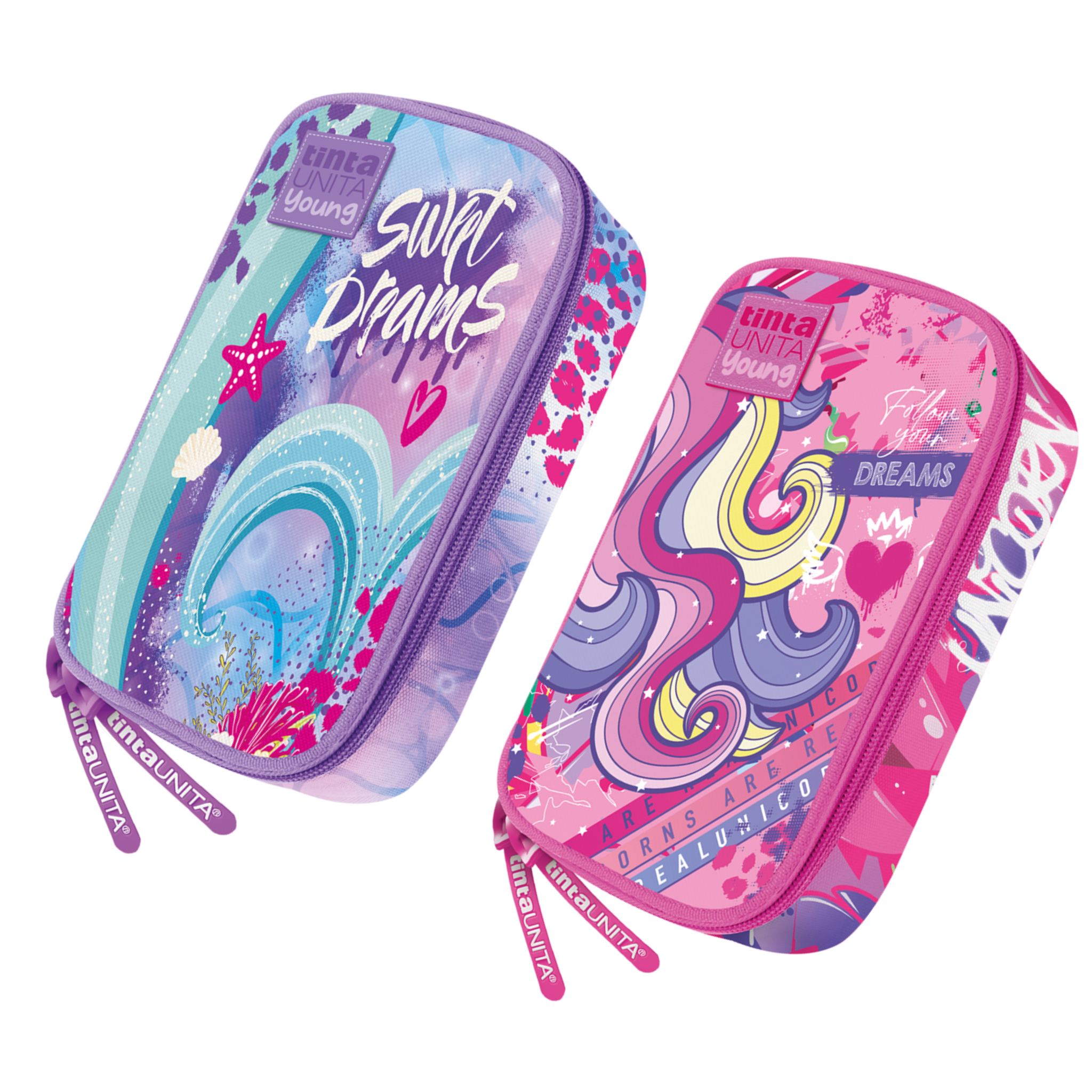 Astuccio Ovale Jumbo – Unicorn & Siren