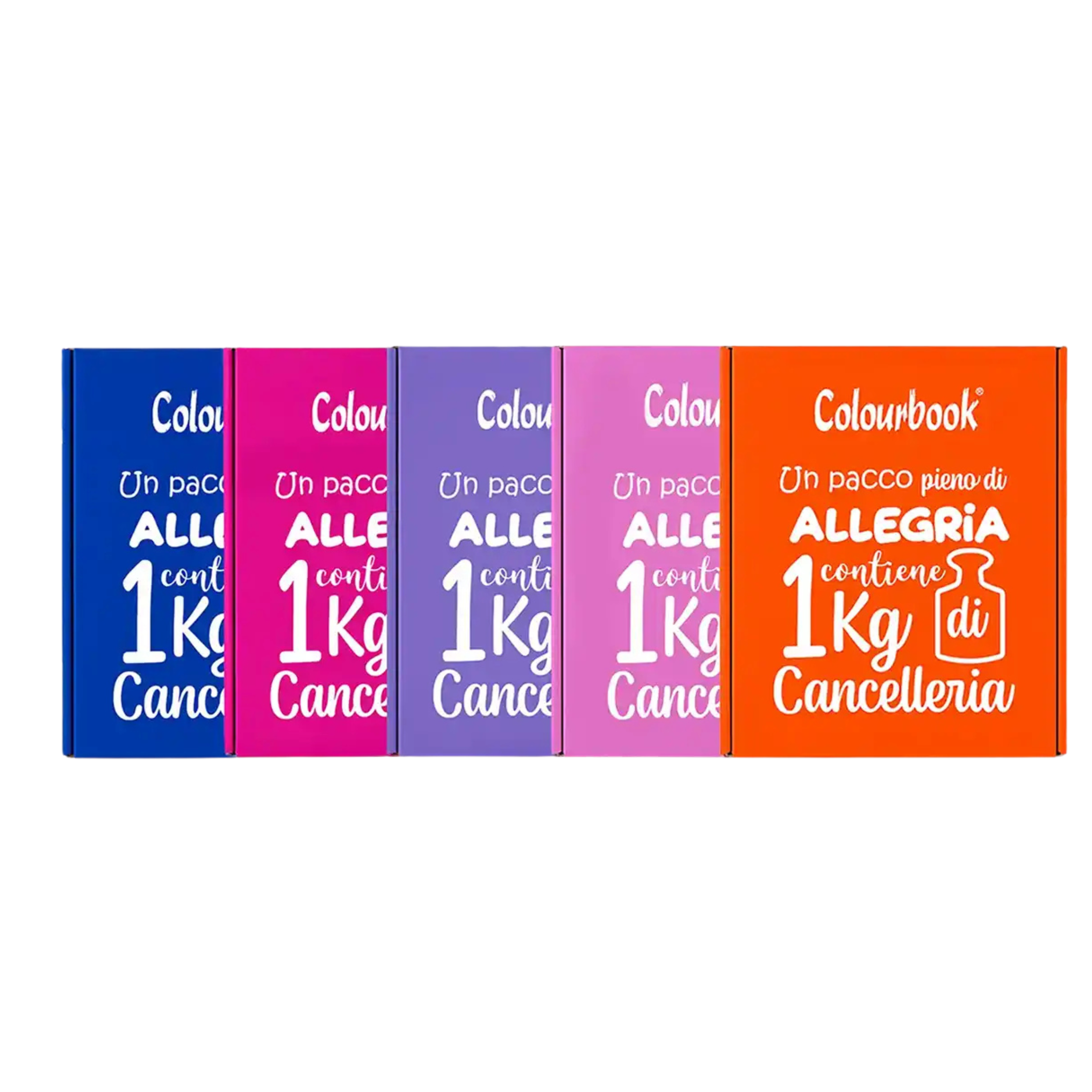 Box Allegria 1kg cancelleria assortita - Colourbook