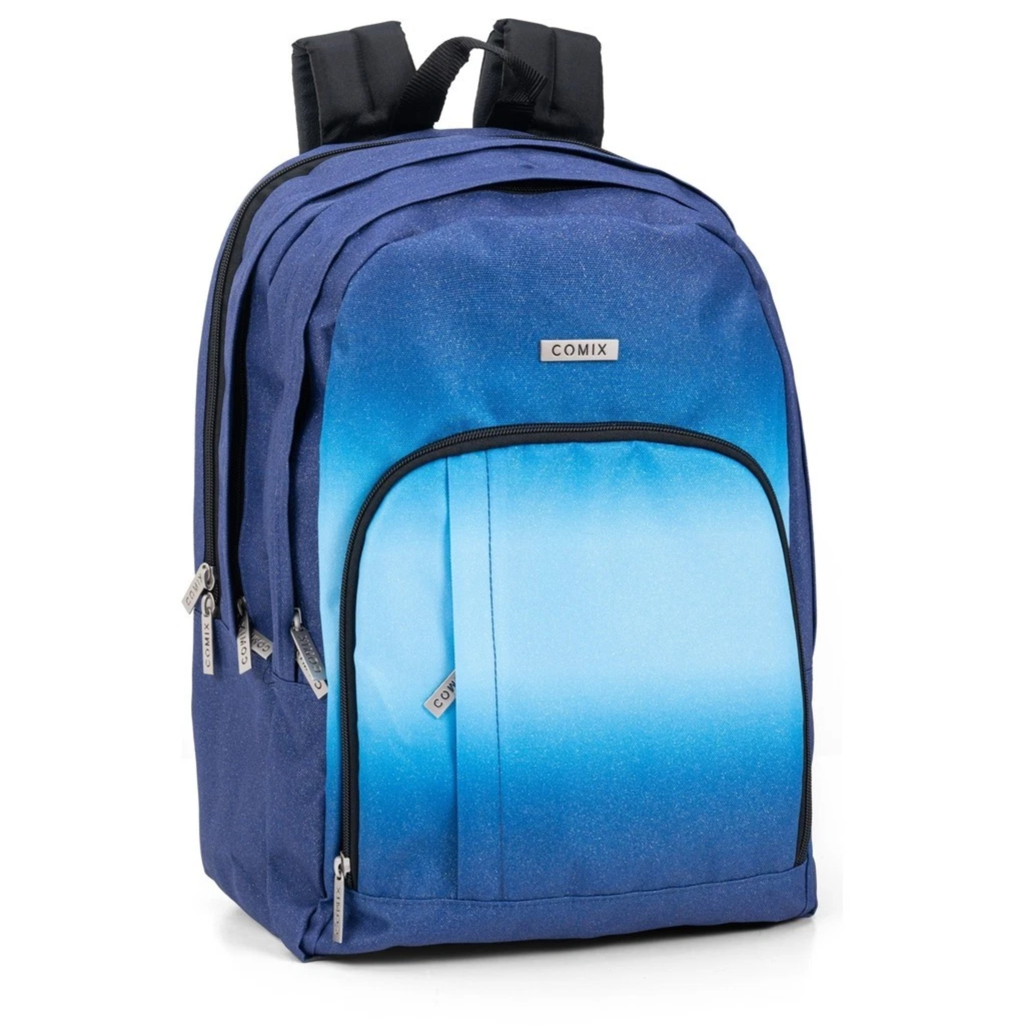 Zaino Organizzato Sfumato Glitter Blu - Comix