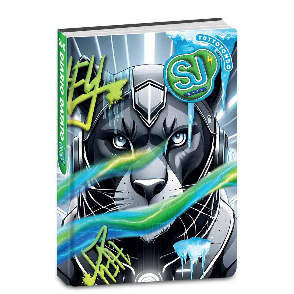 Sj Gang Animali Boy Diario Agenda 10 Mesi Datato Fantasia