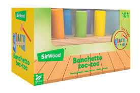 BANCHETTO Toc-Toc - Cilindri e Martello, Giochi di Abilità, Giochi in legno