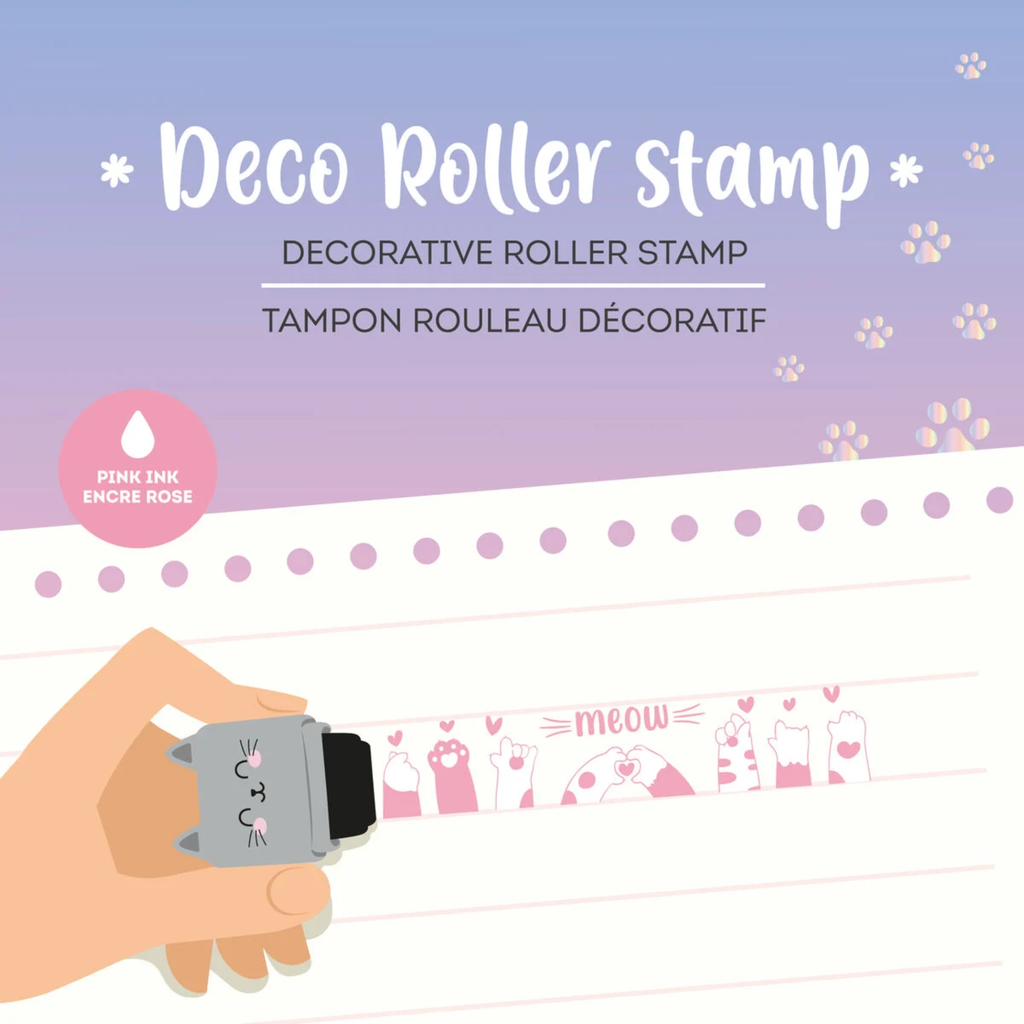 Legami - Timbro Decorativo a Rullo - Kitty - Roller Stamp
