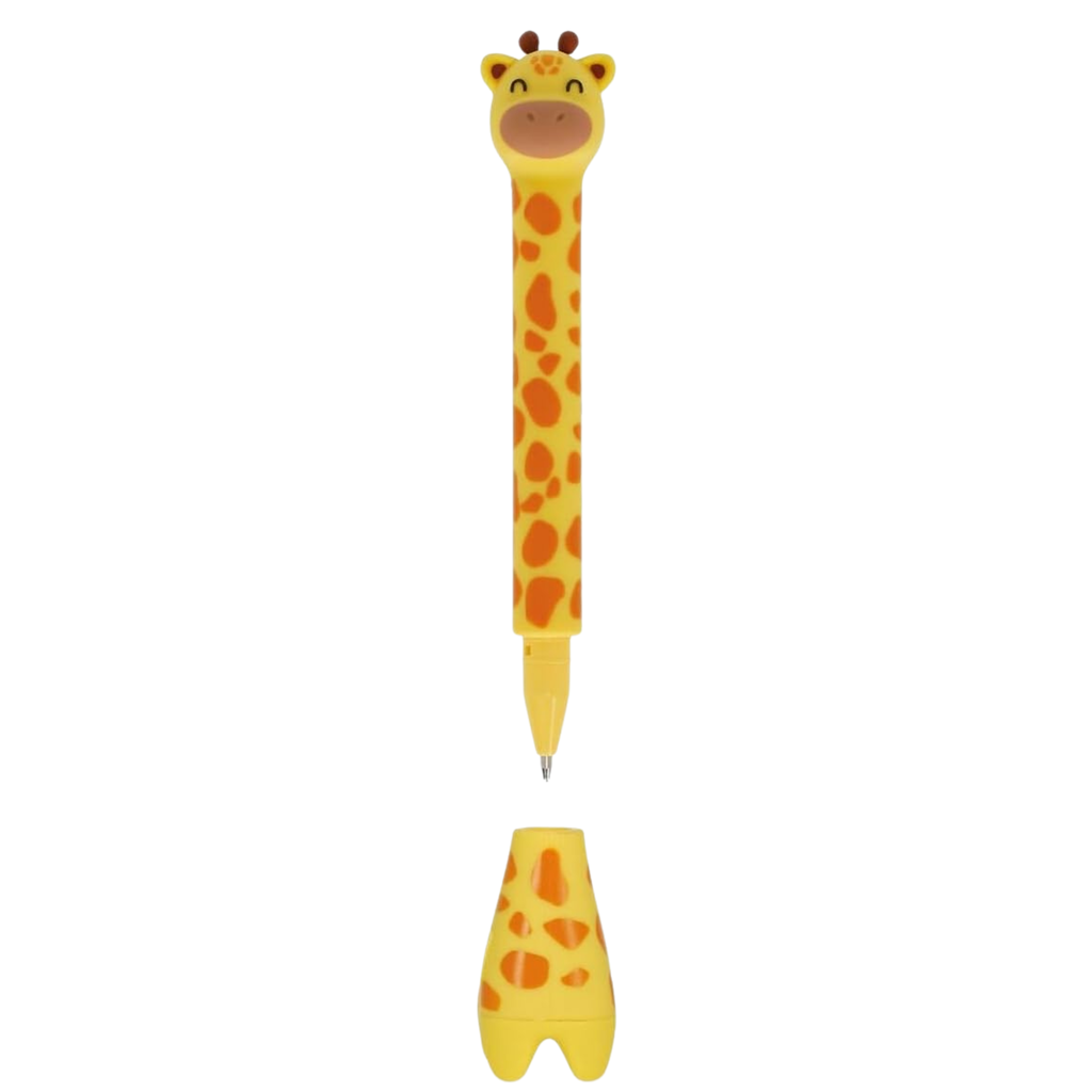 Legami - Penna a Sfera Giraffe con Base - Stand-Ink Ovation - Inchiostro Blu