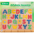 PUZZLE LETTERE AD INCASTRO, 26 PEZZI, MULTICOLORE, GLOBO